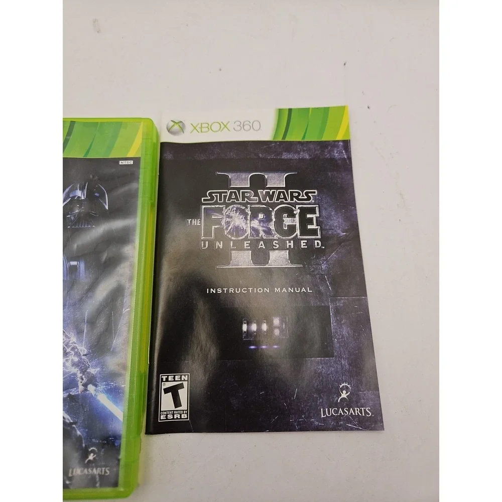 Star Wars: The Force Unleashed II (Xbox 360, 2010) Complete CIB Manual - GOOD